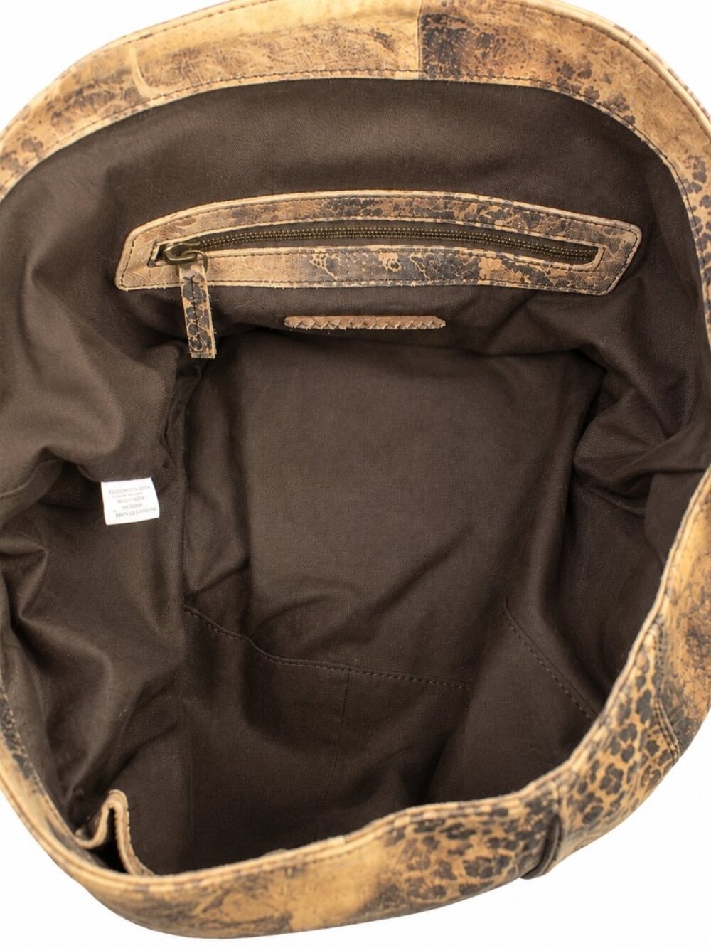 Old Gringo Abilene GT Leopardito Distressed Suede Leather Messenger Bag (NWT) - Picture 7 of 11